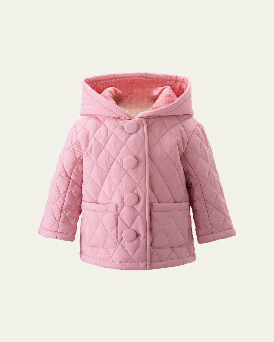 Girl's Hooded Quilted Jacket, Size 2-6